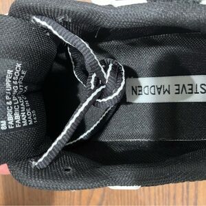 Steve Madden Black and White Casual Sneakers